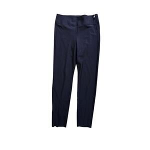 Athleta Interstellar Tight Solid Black Slit Leg Size Zip Size 10‎